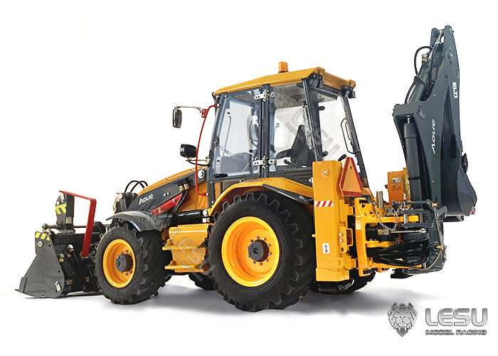 Pneumatico Anteriore LESU In Gomma Per Escavatore RC 1/14 Aoue BL71 E Terna - Foto 6