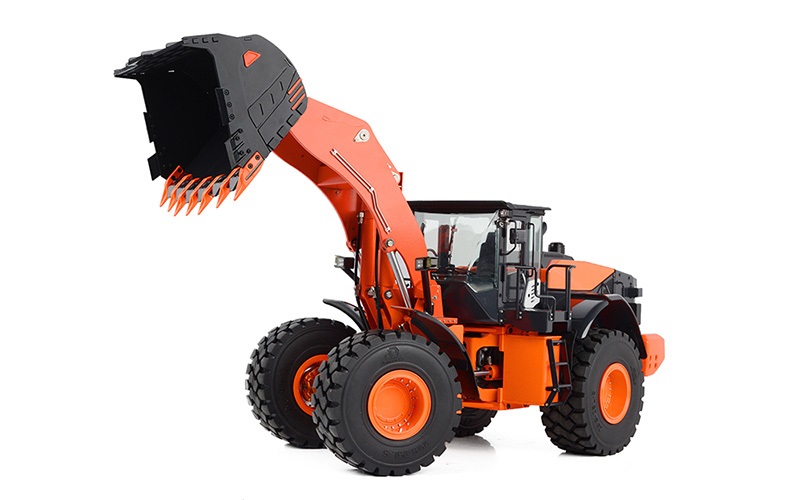 Wheelfun Metall Hydraulik RC Lader 1/14 ZW370 - Funkferngesteuerter Baustellenlader